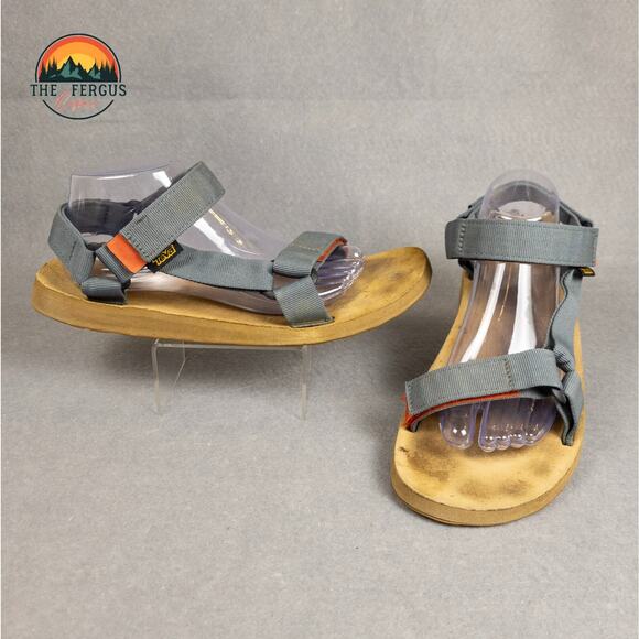 Teva Original Universal Backpack Strappy Outdoor Sandals Gray Women's Size 10 - Picture 1 of 10